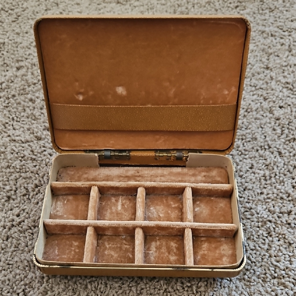 Tan Rectangular Clutch - Picture 2 of 5